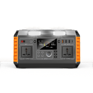 600W Pure Sine Wave Portable Solar Power Station, 520Wh 140400mAh Emergency Solar‑Generator with Multi‑Port Fast‑Charge, for Camping Home Blackout Outdoor Backup Power Supply
