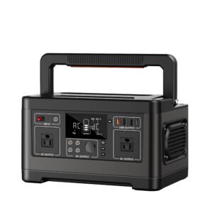520Wh 500W Pure Sine‑Wave Portable Solar Power Station Emergency Backup Power Supply for Camping Home Blackout Medical‑Use